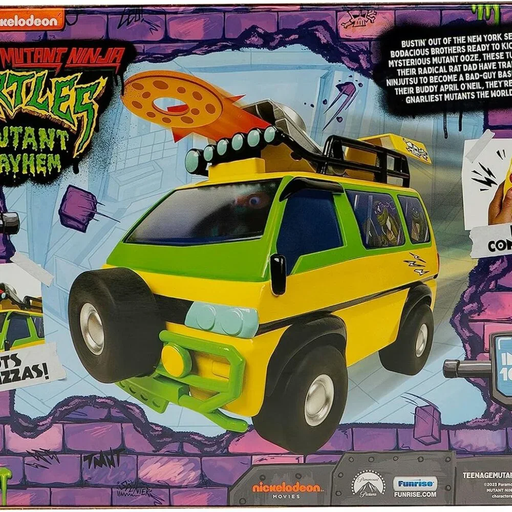 NEW TMNT RC Car Van Remote Control Teenage Mutant Ninja Turtles Toy Pizza Blaste